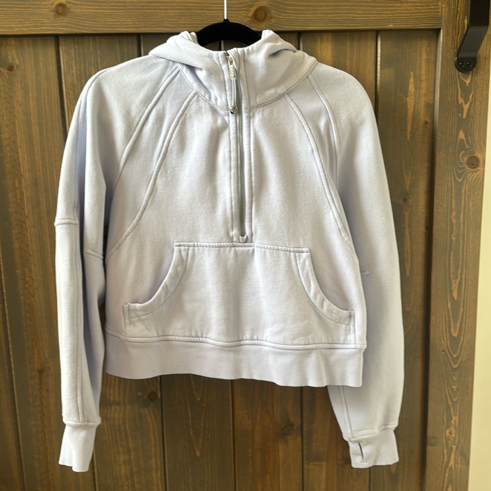 Lululemon Scuba half zip hoodie size xs/s